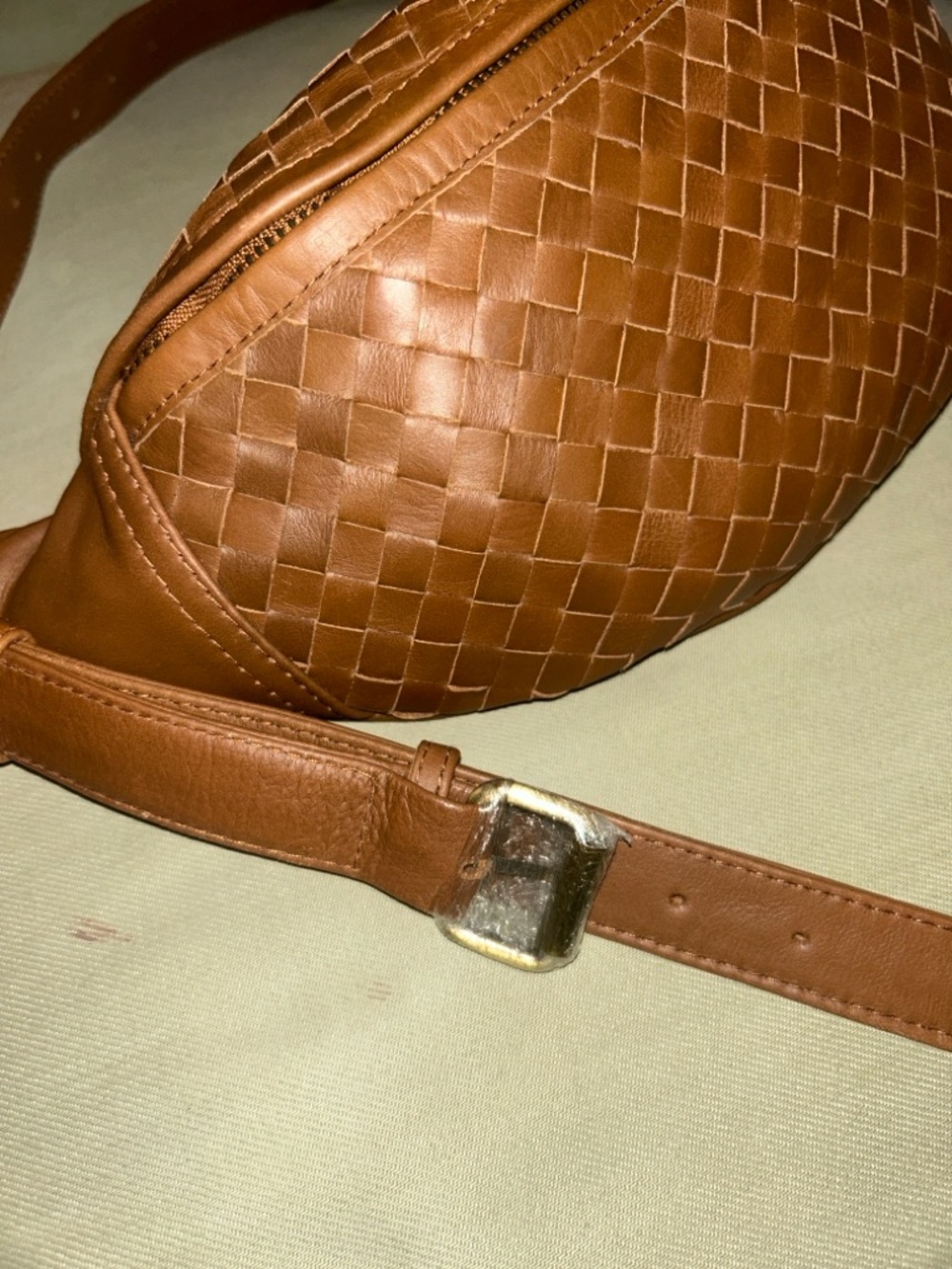 NWT MANDRN Atlas Woven Leather Bag. - Picture 6 of 10